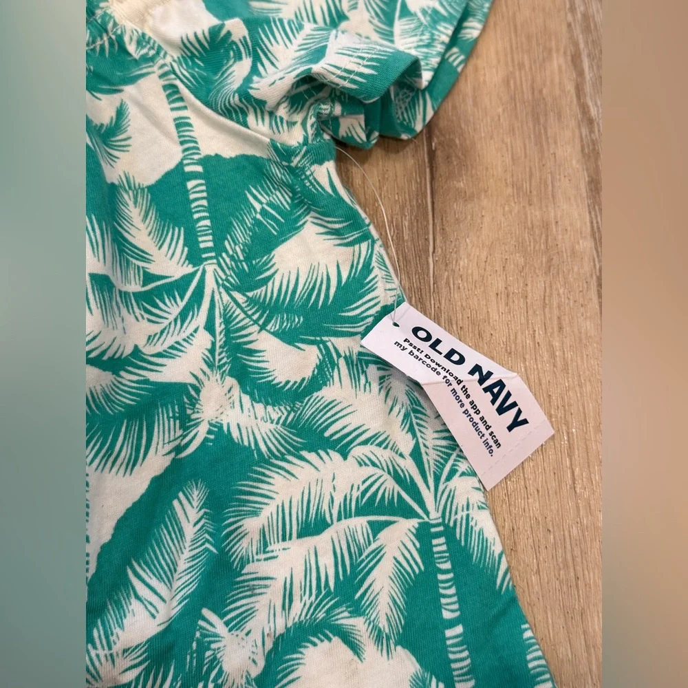 Old Navy cold-shoulder printed swing top for girls- Size M (8)